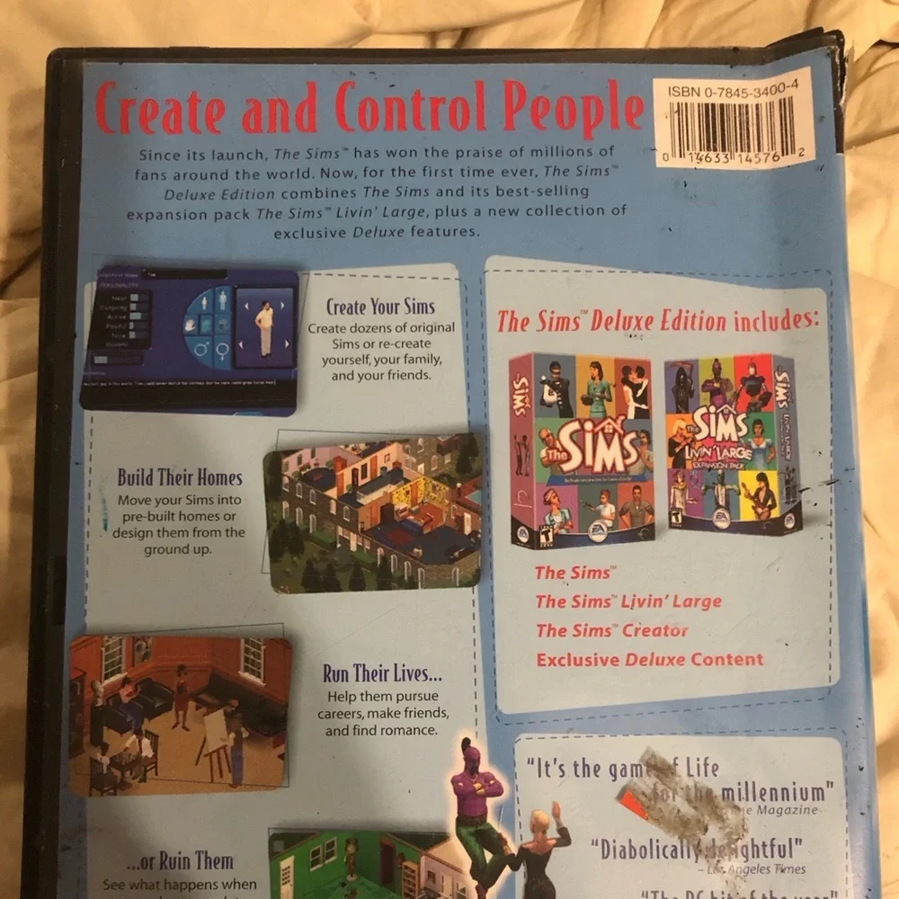 The Sims Deluxe Edition PC Game Vintage